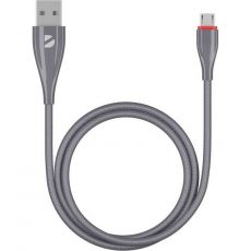 Кабель Deppa 72286 USB - micro USB серый 1 м