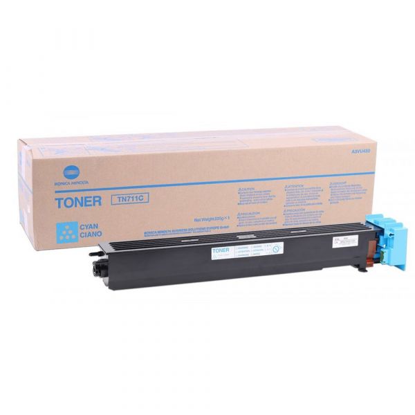 Тонер для картриджа Konica Minolta TN-711C для Konica-Minolta bizhub C654/754/Pro C754 синий (A3VU450)